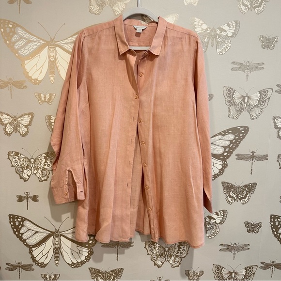 Garnet Hill Linen Shirt - Picture 5 of 5